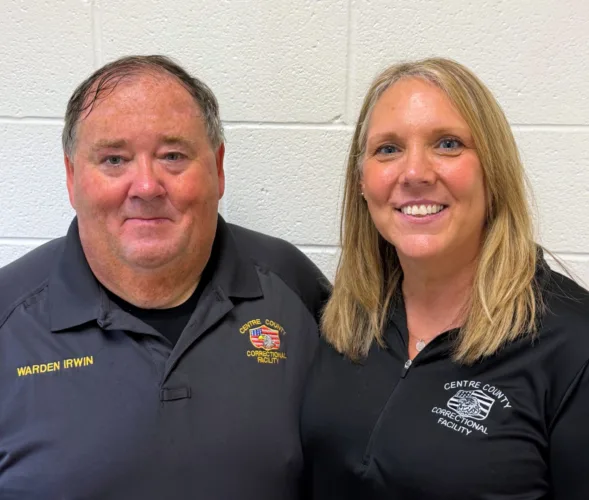 Retiring Warden passes torch to first female Warden of Centre County Correctional Facility